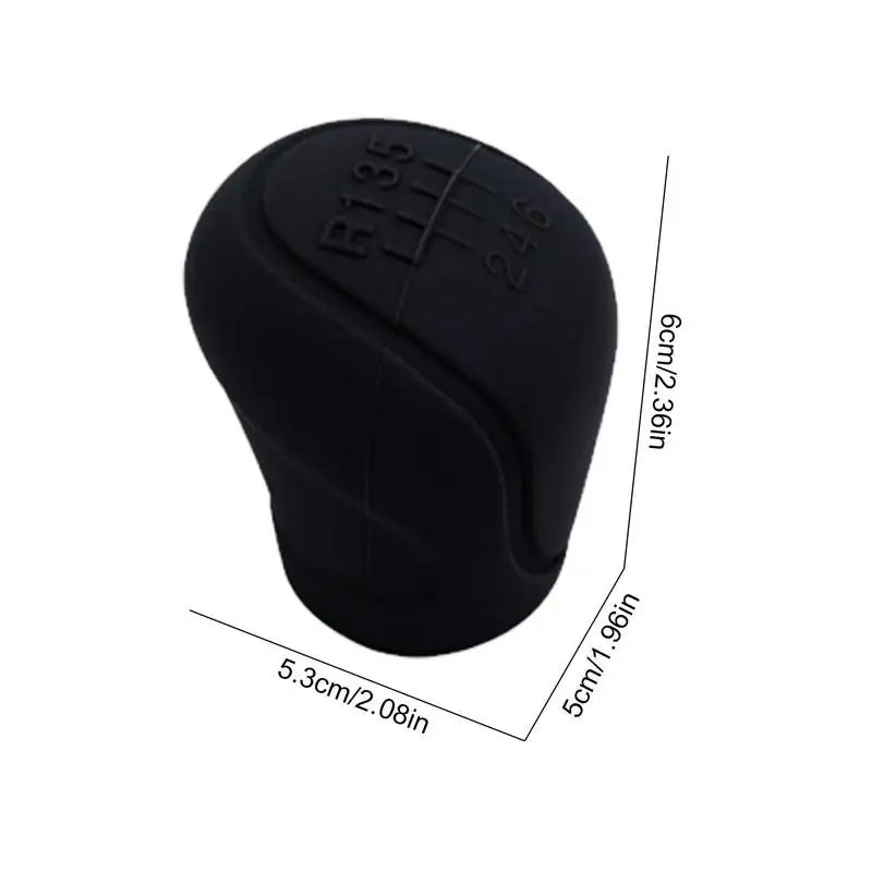 Car Silicone Gear Shift Knob Cover Gear Shift Non-Slip Grip Handle Protective Covers Manual 5 6-speed Car Interior Accessories