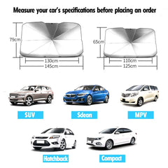 Car Sun Shade Protector Parasol Auto Front Window Sunshade Covers Car Sun Protector Interior Windshield Protection Accessories